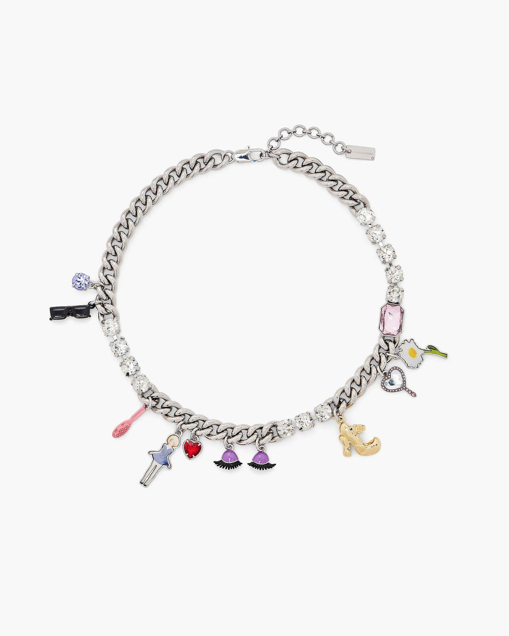 The Dollhouse Charm Necklace - Silver/Multi