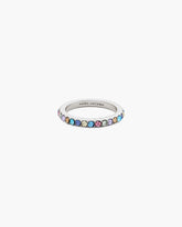 The Gem Crystal Ring - Silver/Multi
