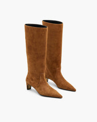 The Suede Mel Boot - Copper