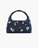 The Gem Denim Mini Sack Bag - Indigo