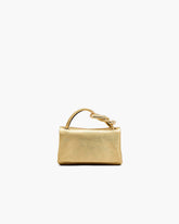 The Metallic Micro Dual Bag - Gold