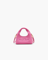 The Micro Crossbody Sack Bag - Bow Pink