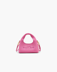 The Micro Crossbody Sack Bag - Bow Pink