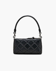 The Quilted Snapshot Convertible Shoulder Bag - Black