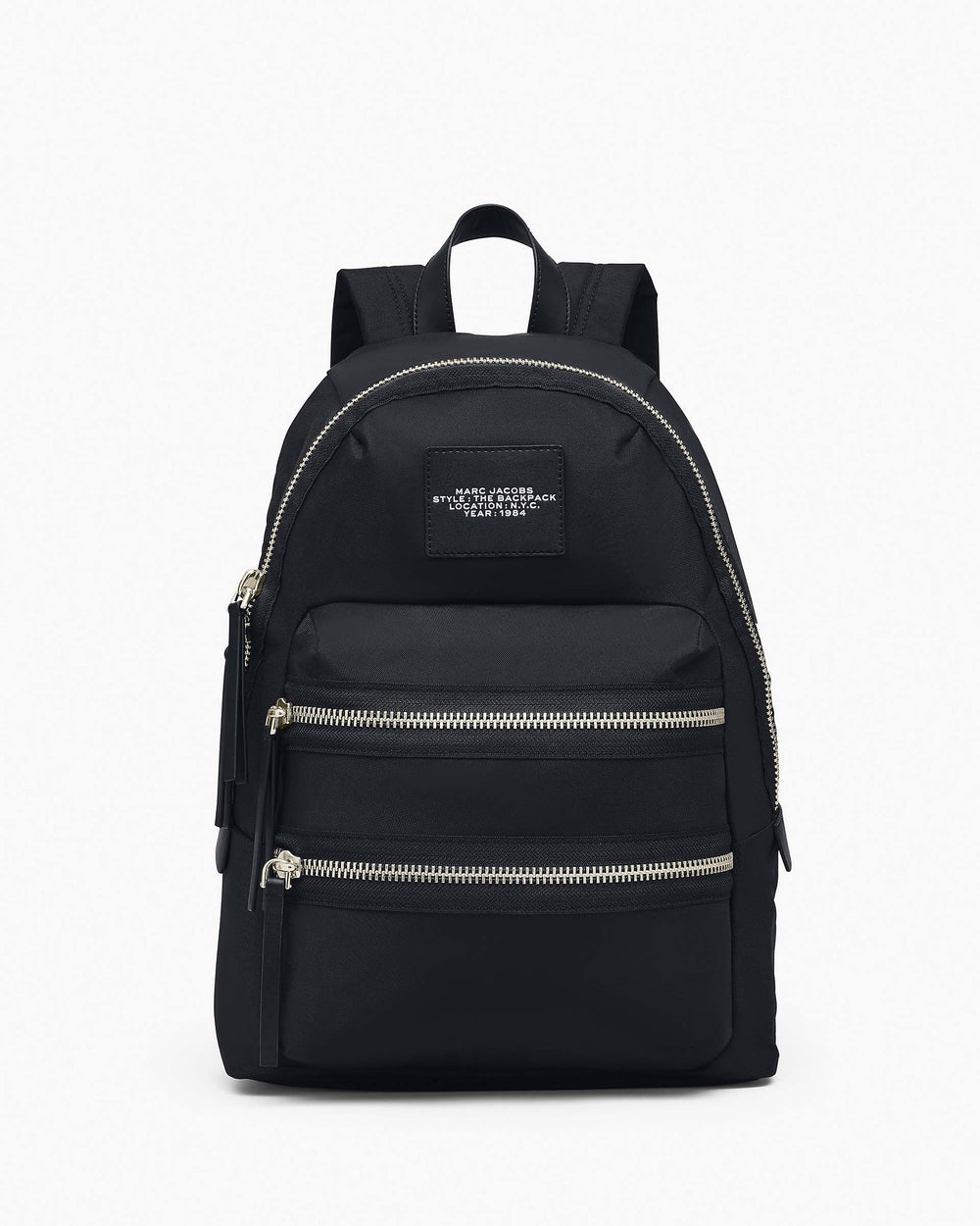 The Biker Nylon Large Backpack - Black|Black