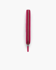 The Leather Continental Wallet - Raspberry Pink