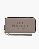 The Leather Continental Wallet - Cement
