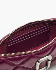 The Quilted Snapshot Convertible Shoulder Bag - Dark Plum