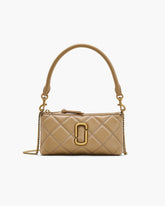 The Quilted Snapshot Convertible Shoulder Bag - Camel
