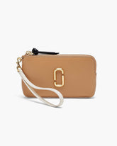The Snapshot Wristlet - Camel Multi