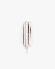 The Leather Mini Compact Wallet - Cotton|Cotton