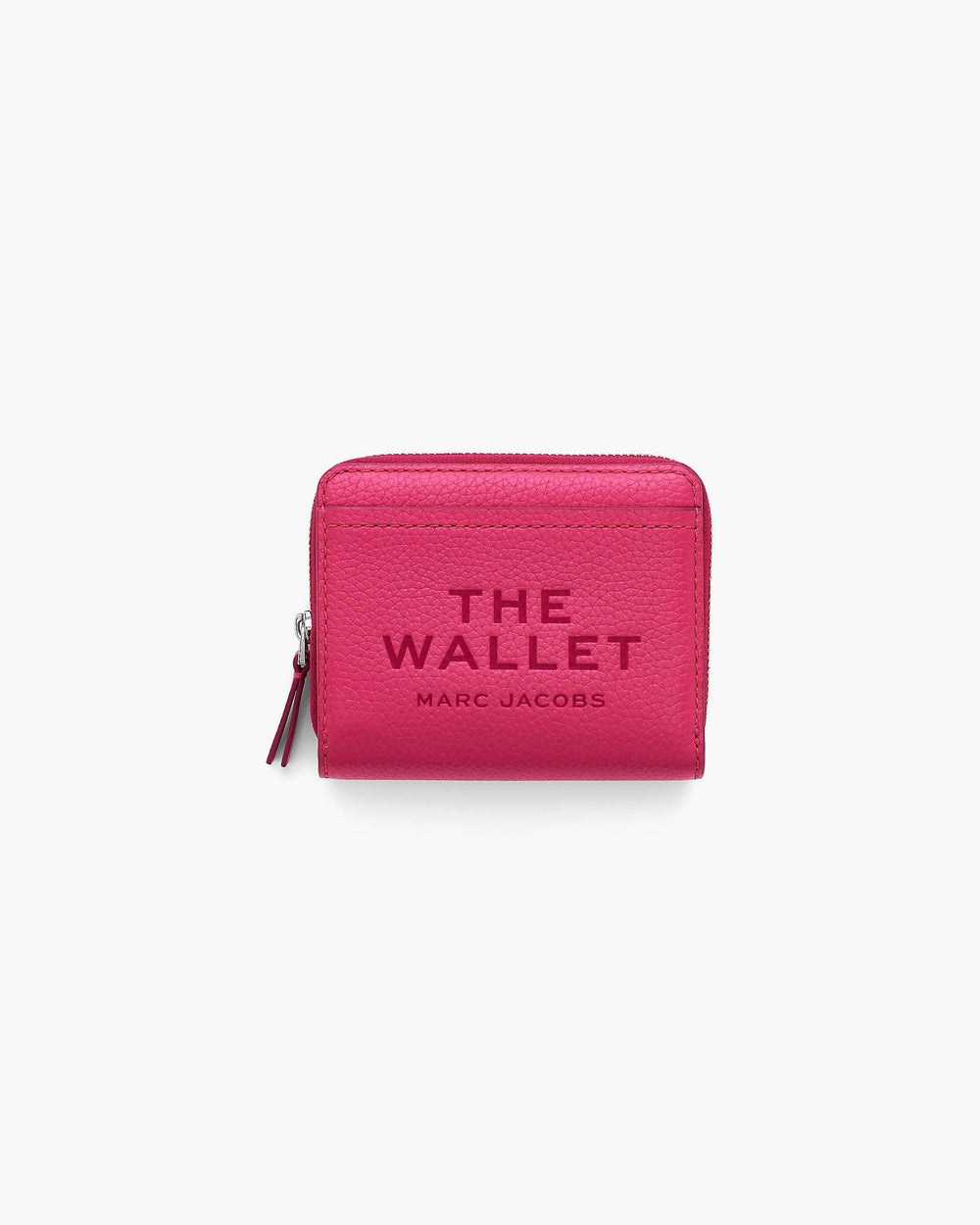 The Leather Mini Compact Wallet - Raspberry Pink|Raspberry Pink