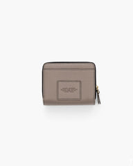 The Leather Mini Compact Wallet - Cement|Cement