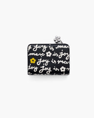 The Joy Utility Snapshot Mini Compact Wallet - Black Multi