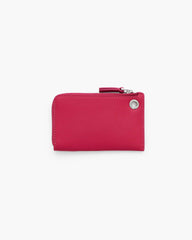 The Top Zip Charm Wallet - Raspberry Pink