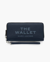 The Leather Continental Wallet - Blue Sea