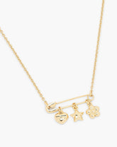 The Balloon Charm Necklace - Gold