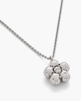 The Daisy Balloon Necklace - Light Antique Silver