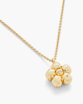 The Daisy Balloon Necklace - Light Antique Gold