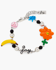 David Shrigley X Marc Jacobs Joy Flower Station Bracelet - Silver/Multi