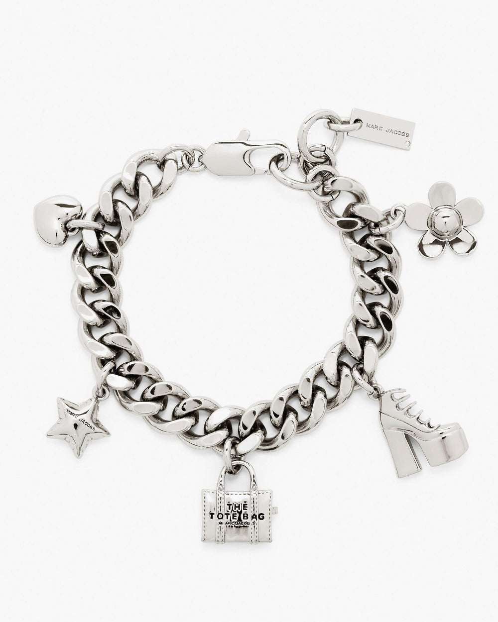 The Mini Icon Charm Bracelet - Light Antique Silver
