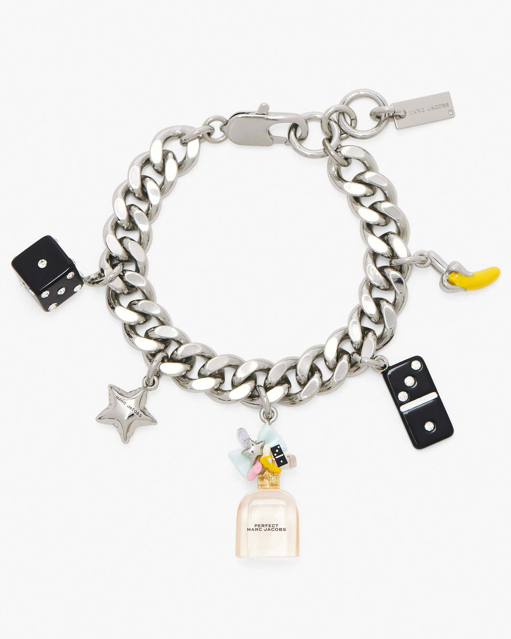 Perfect Charm Bracelet - Silver/Pink Multi