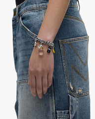 Perfect Charm Bracelet - Silver/Pink Multi