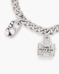 The Sticker Charm Bracelet - Silver Multi