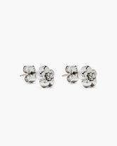 The Daisy Earrings - Silver/Crystal