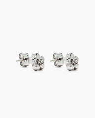 The Daisy Earrings - Silver/Crystal