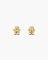The Daisy Earrings - Gold/Crystal