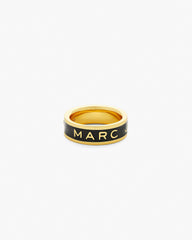 The Marc Jacobs Enamel Ring - Gold/Black
