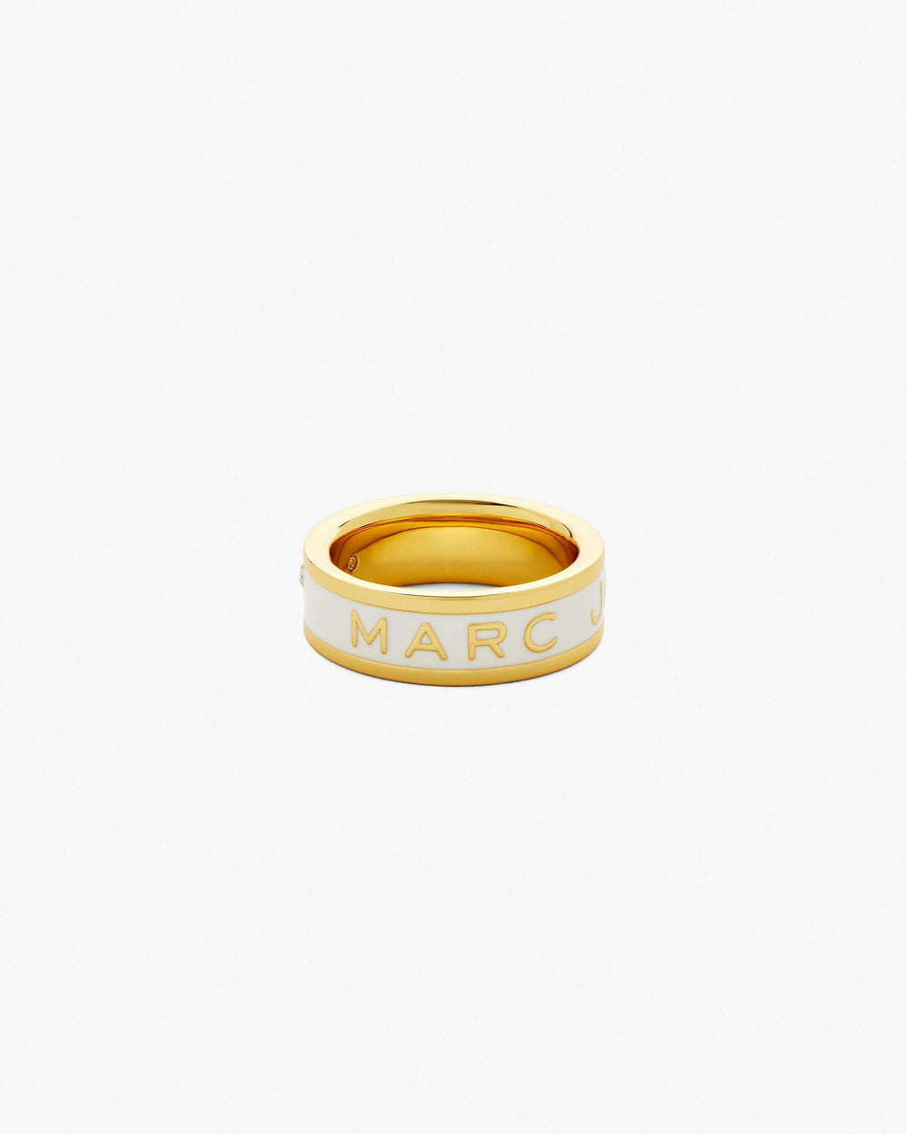 The Marc Jacobs Enamel Ring - Gold/Cream