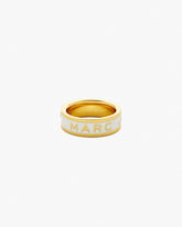 The Marc Jacobs Enamel Ring - Gold/Cream