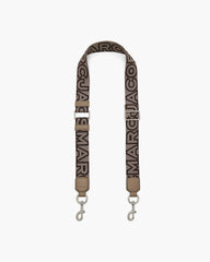 The Thin Outline Logo Webbing Strap - Cement Multi