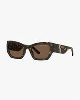 The J Marc Square Cat Eye Sunglasses - Havana