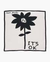 David Shrigley X Marc Jacobs It's Ok Silk Scarf - White Multi