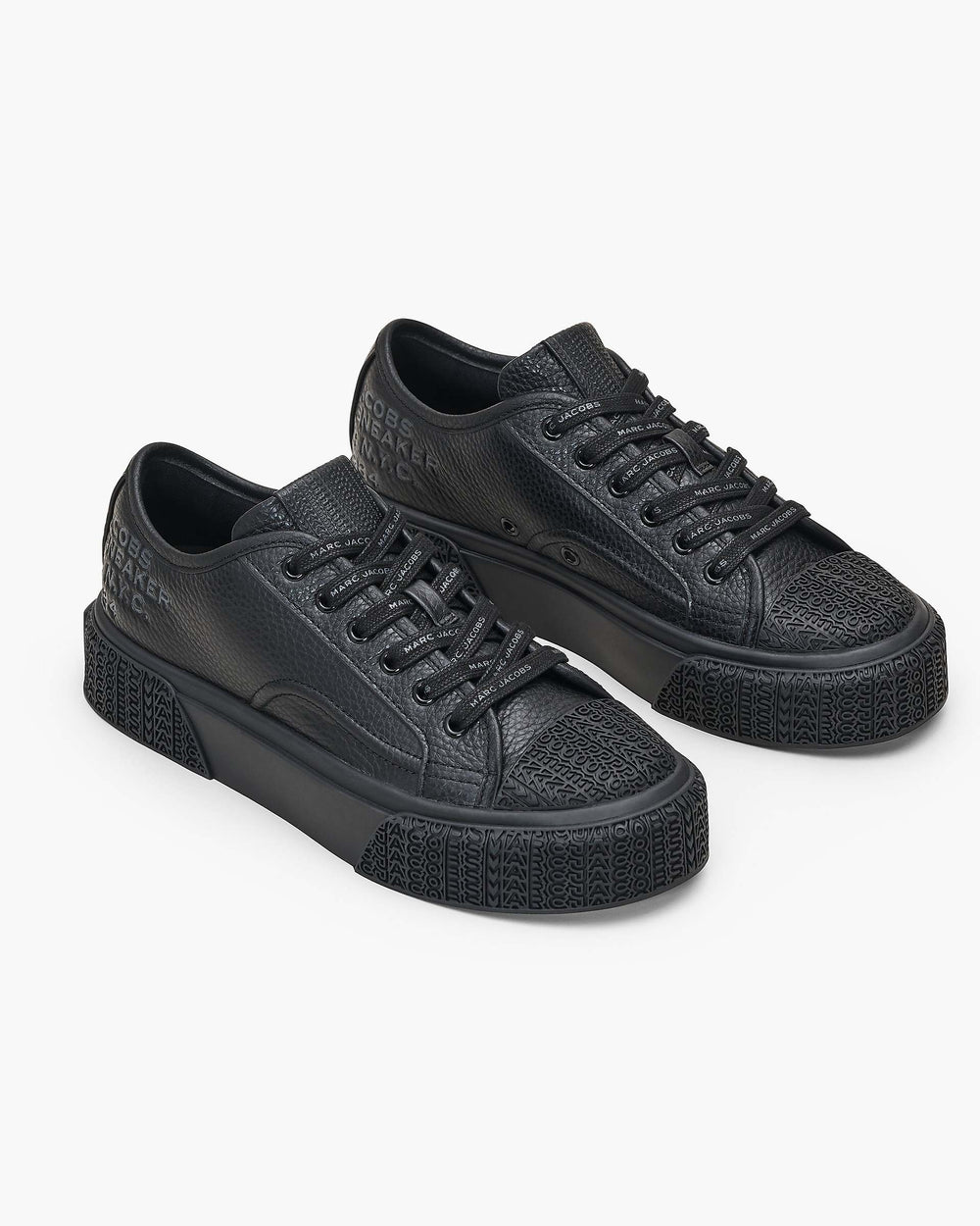 The Leather Sneaker - Black