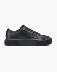 The Leather Sneaker - Black