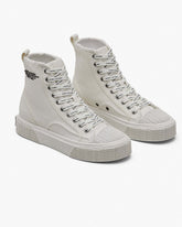 The High Top Sneaker - White|White