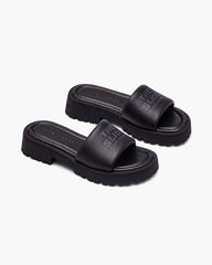 The Lug Sole Slide - Black