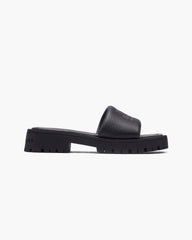 The Lug Sole Slide - Black