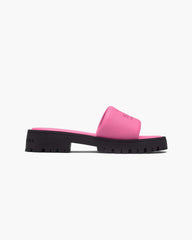 The Lug Sole Slide - Bow Pink