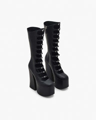The Kiki Knee-High Boot - Black