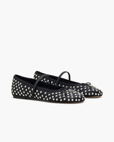 The Studded Sabrina Ballerina - Black Multi