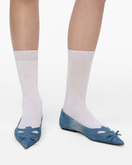 The Denim Kat Ballerina - Vintage Indigo