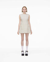 Sculptural Tweed Dress - Ivory