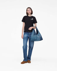 Marc Is Joy Daisy Baby Tee - Black