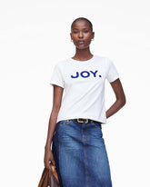 Joy. Slim Tee - White