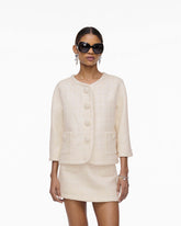 Tweed Backwards Lady Jacket - Ivory